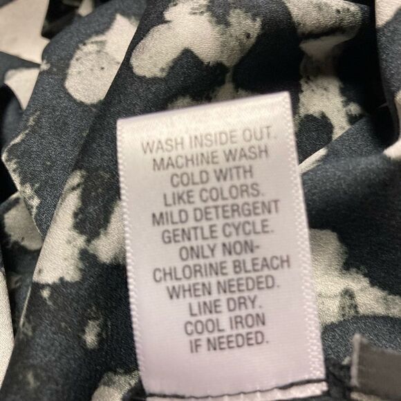 SIMPLY VERA,VERA WANG,Dress, black&white, Size L - Picture 4 of 12